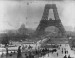 Stavba Eiffelovky v roku 1880